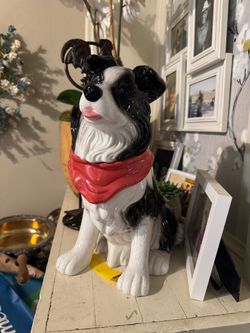 BORDER COLLIE COOKIE JAR