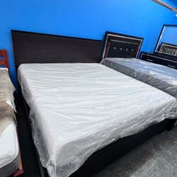 Queen Bed-frame With Mattress $549 