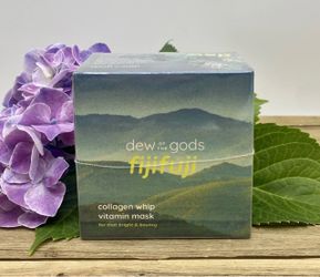 Dew of the Gods Fijifuji Collagen Whip Vitamin Mask NIB Sealed 3.52oz MSRP 42.00