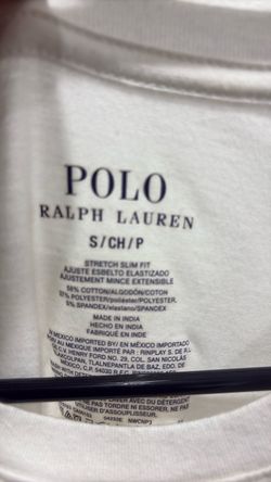 Polo white tee