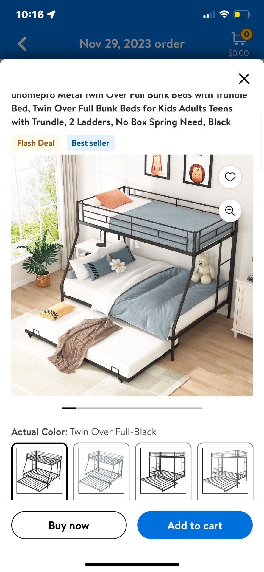 Bunk Bed With Trundle (triple)