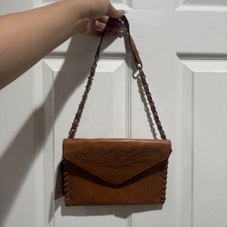 Brown Western Purse Shoulder Bag 