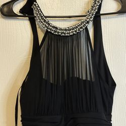 Speeckless  Dresses Beaded Black Cream Dress