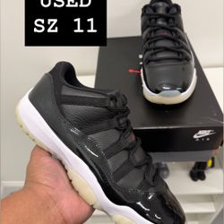 USED Air Jordan 11 Low 72-10 SZ 11