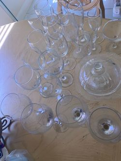 Glassware Champagne and Cocktails
