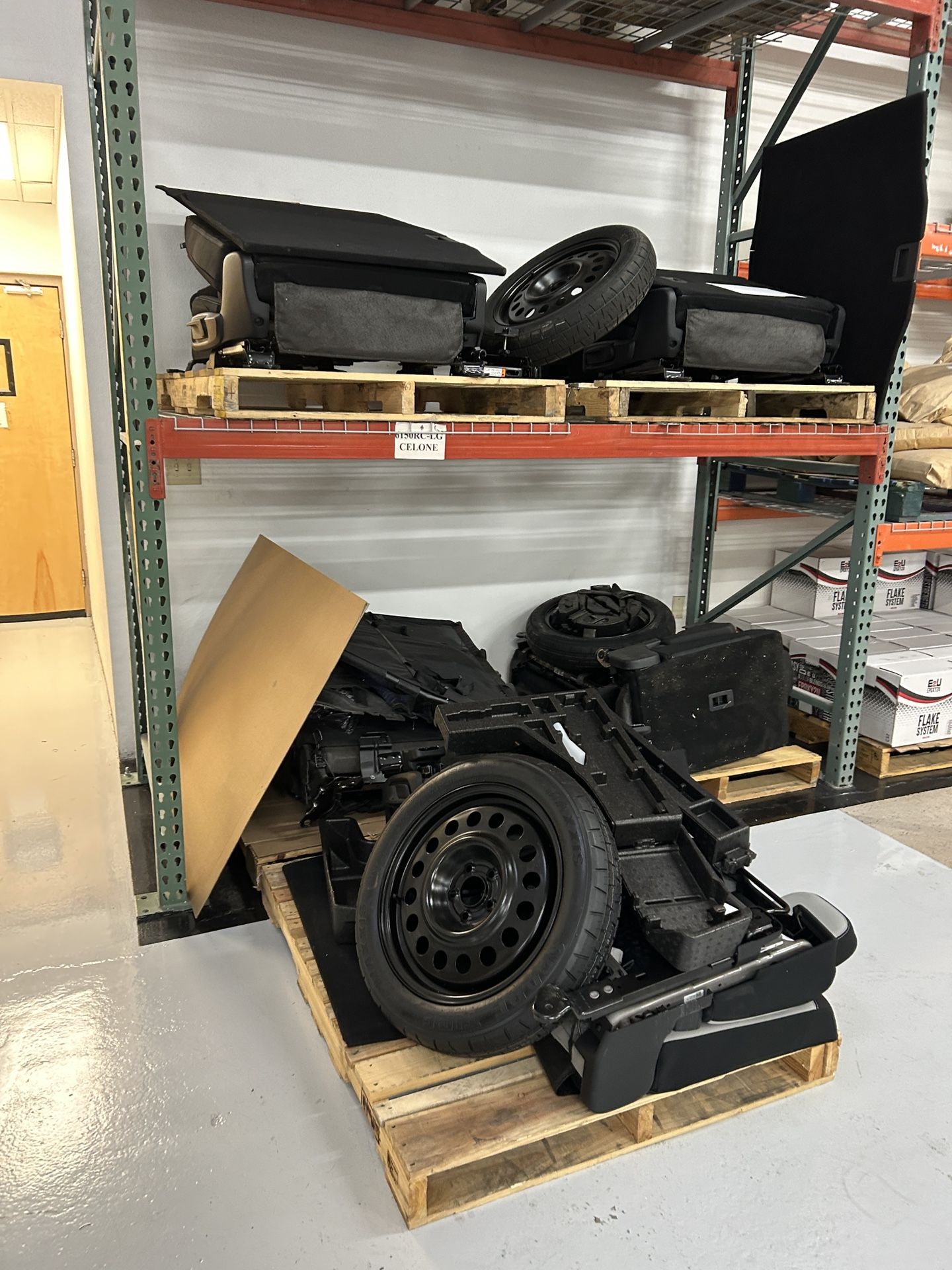 Ford Edge Back Seats And Spare Tires With Jacks 