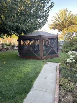 Clam Quick-Set Pavilion 12.5 x 12.5 ft Screened Gazebo