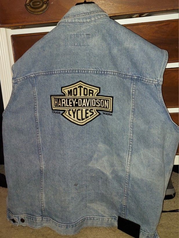 Denim Vest.
