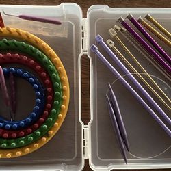 Knitting Needles And Hoops 