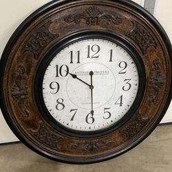 Large heavy wall clock