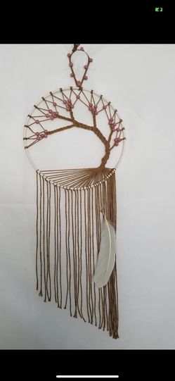 HAND MADE TREE OF LIFE DREAMCATCHER! 9”