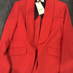 Zadig & Voltaire Red Blazer