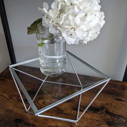 Silver Geometric Stands
