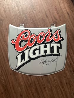 Coors Light Signed NASCAR Mini Hood