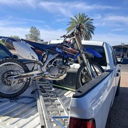 I have a yz 450 and a kawasaki 250 bayou for sale they both run really good