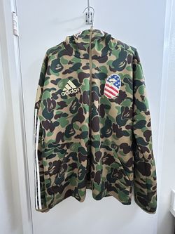 BAPE x ADIDAS SB SHARK HOODIE SZ. LARGE