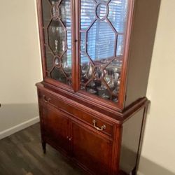 Antique Curio Cabinet
