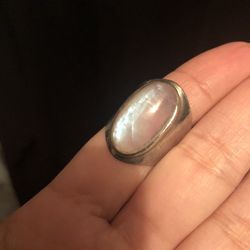 Sterling Silver Moonstone Ring