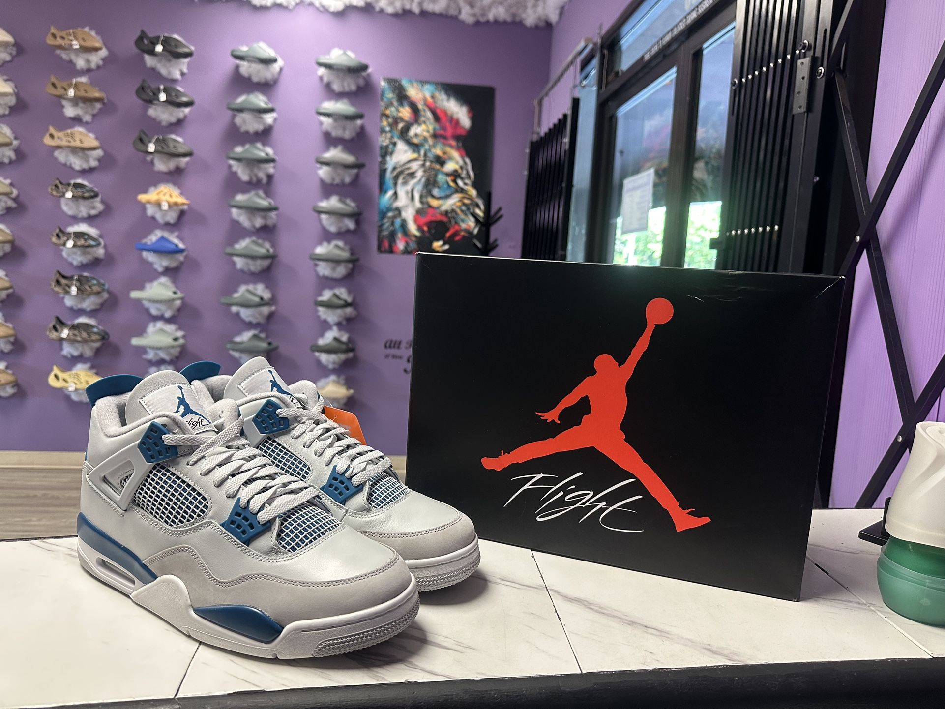 Jordan 4 Military Blue