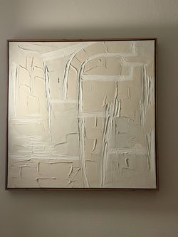 Abstract Textured Canvas Wall Art