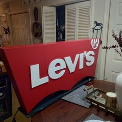Levi's Large Neon Sign Great Condition