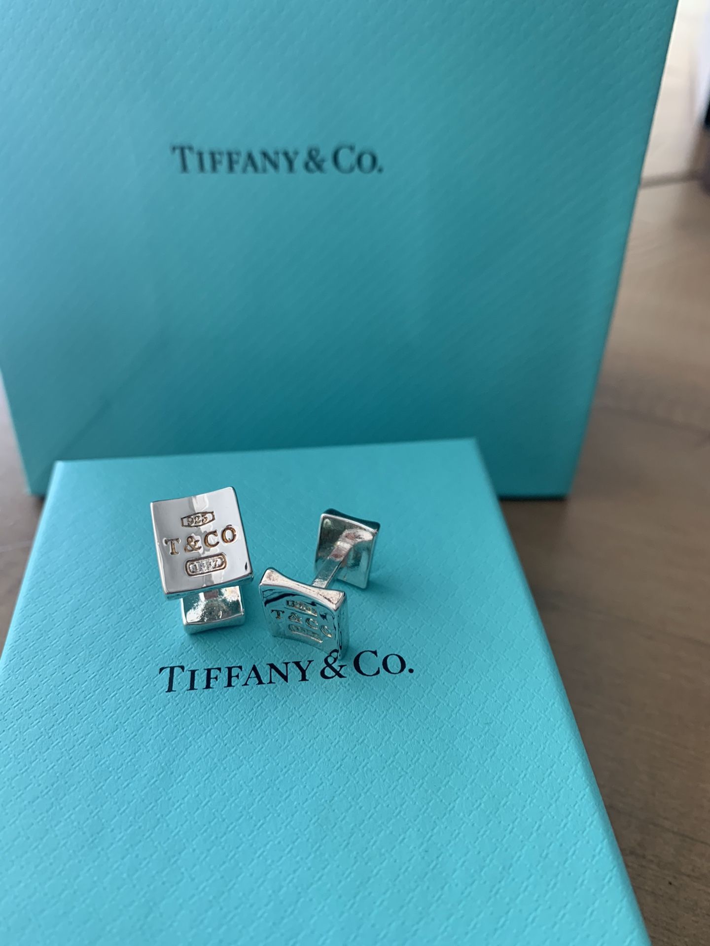 Tiffany & Co 925 Silver Cuff Links