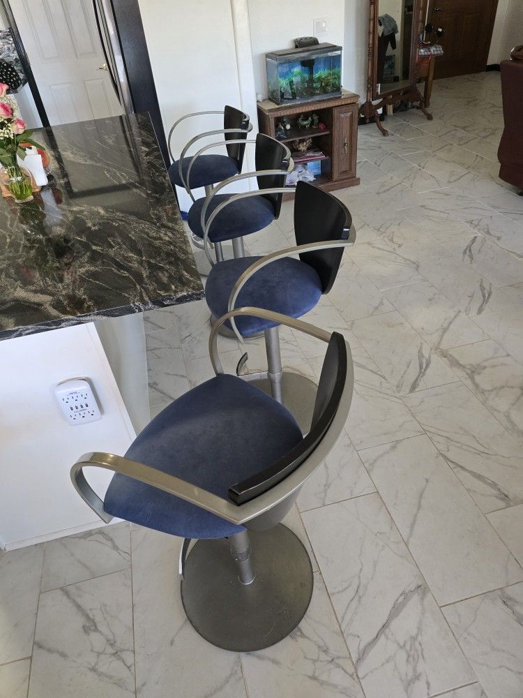 Bar Stools (Swivel & Adjustable Height)