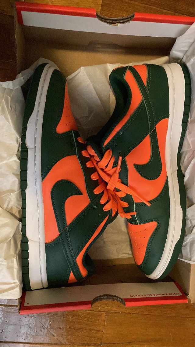 Nike Dunk ‘Miami Hurricanes’
