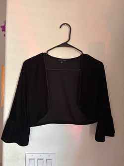 Velvet like shrug