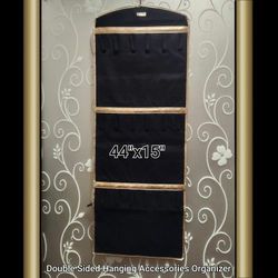 DOUBLE SIDED HANGING ACCESSORIES ORGANIZER 
