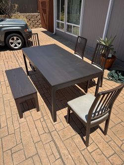 IKEA Ekedalen Dining Table Set