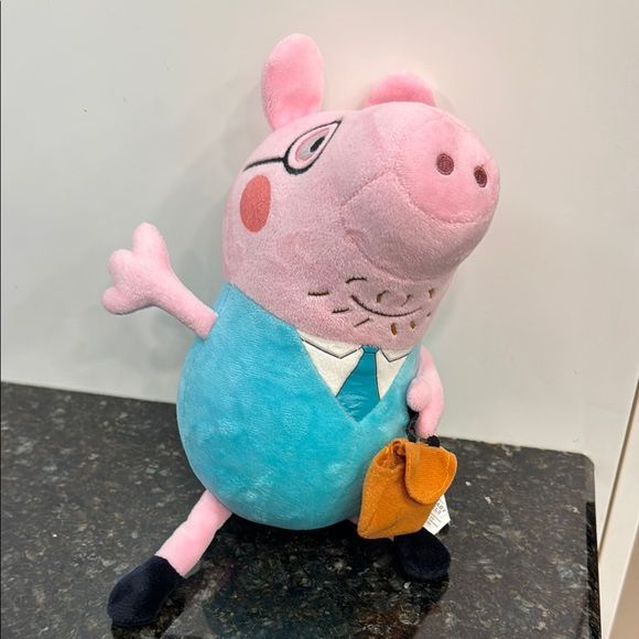 Pink and Blue Plush Toy 