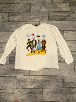 Vintage Wizard of Oz Graphic Long Sleeve Shirt