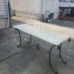 Beautiful Stone top Console Table