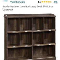 SAUDER BOOK SHELF/BOOKCASE