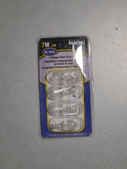 7W Clear Wedge Bulb