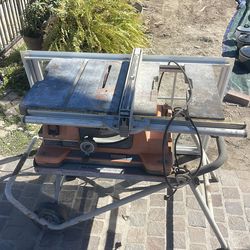 RIDGID table saw 10 inch
