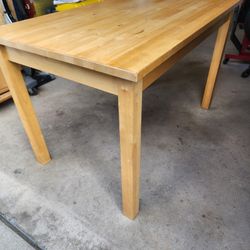 Ikea Bjorkudden Wood Dining Table
