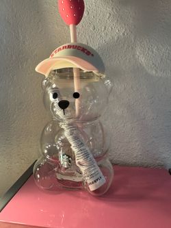 Pink Starbucks Bear Cup