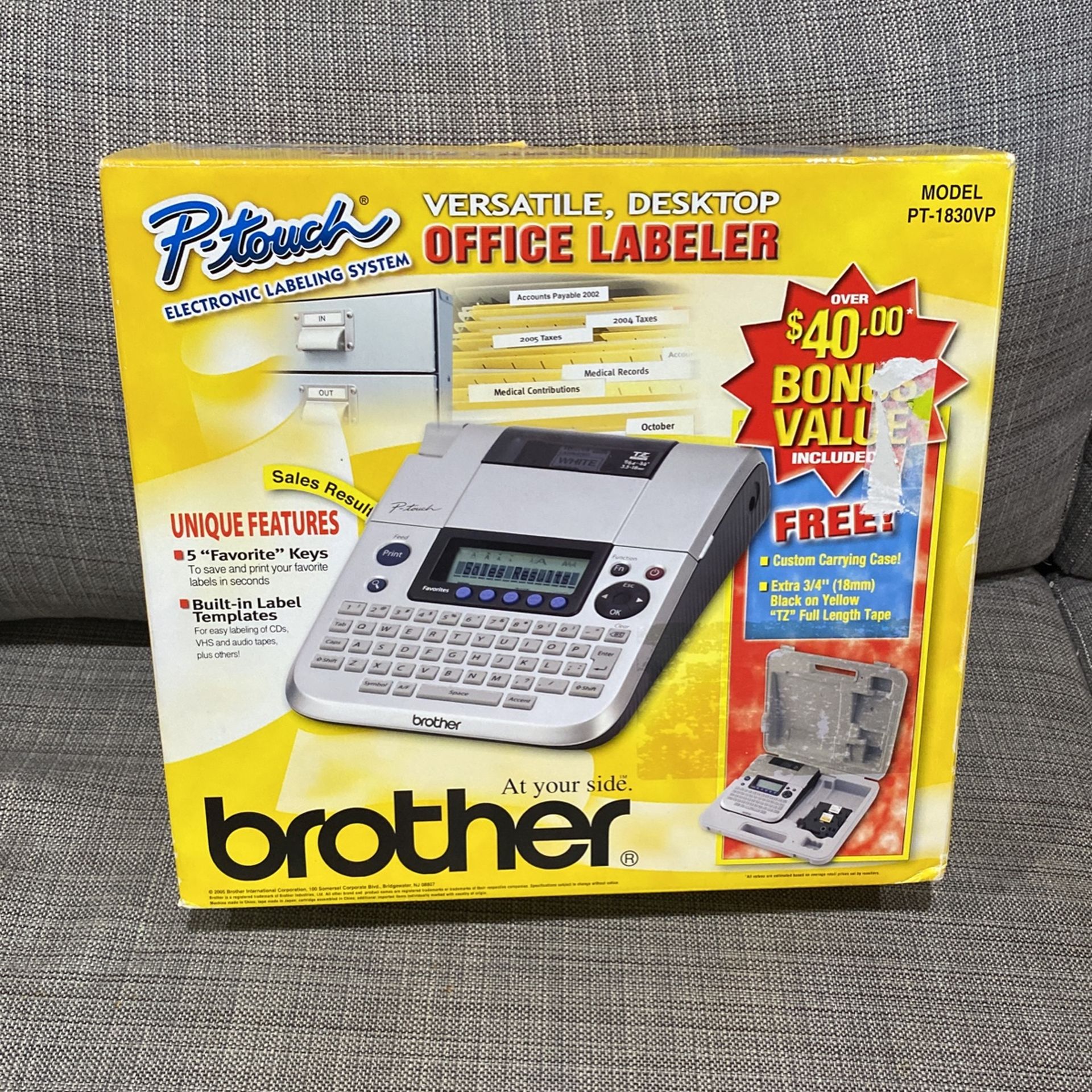 New in Box P Touch Labeler