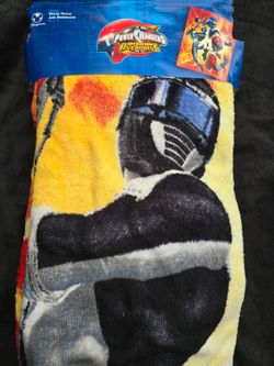 Power Rangers fleece blanket