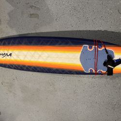 Wavestorm 8’ Foam Surfboard And Roof Rack 