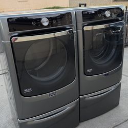 MAYTAG WASHER AND ELECTRIC DRYER