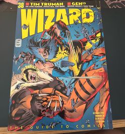 Wizard Magazine Guide to Comics 38 October 1994 Wolverine Sabretooth Gen13