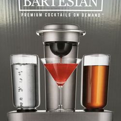 Bartesian Professional Cocktail Machine With FREE 36 Mixer Pods