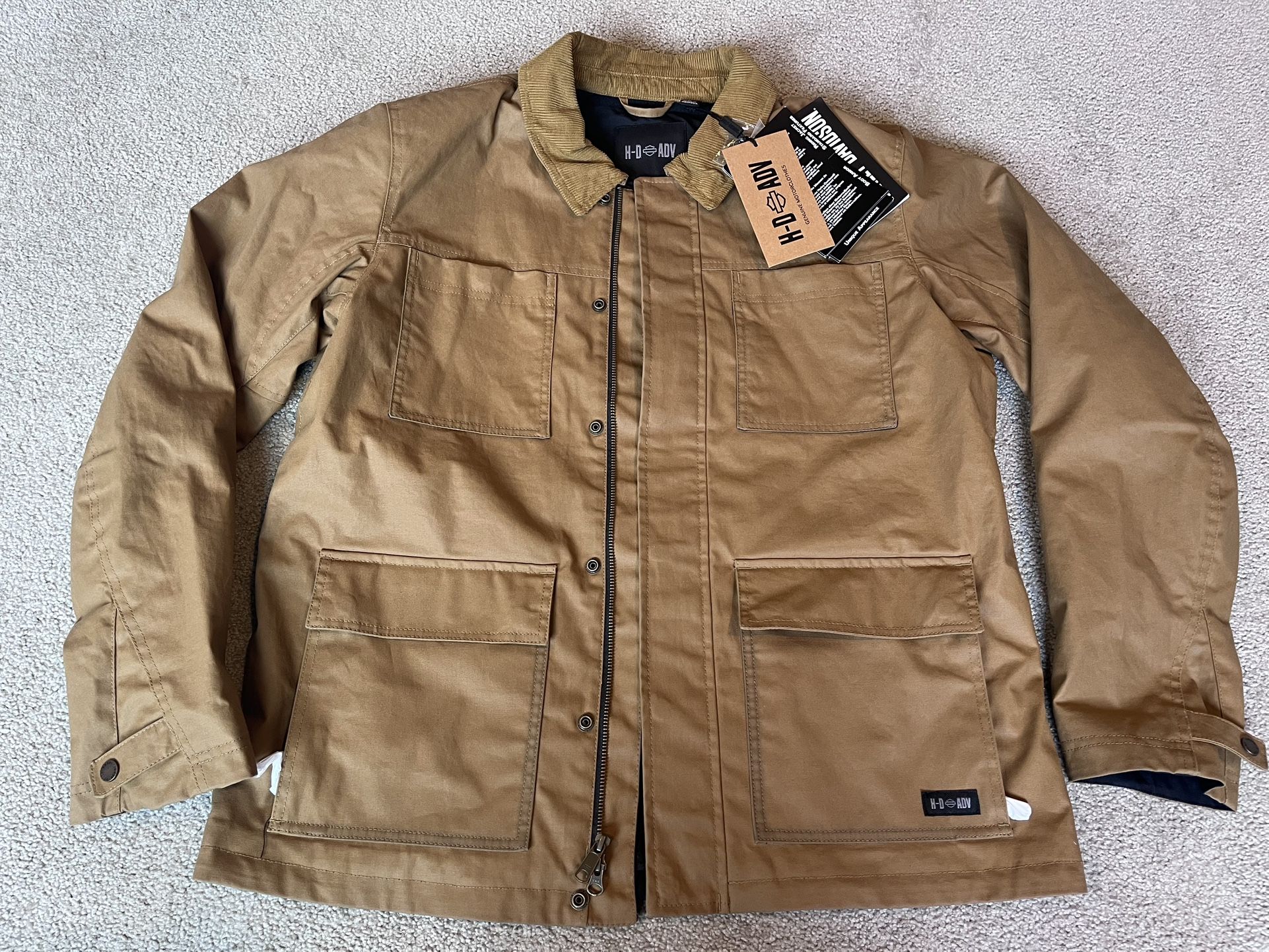 Harley Davidson Adv H-D Waxed Riding Jacket Men’s Large