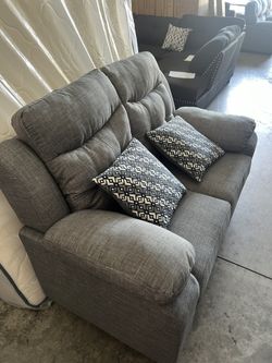 Grey Love Seat For Sale 