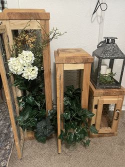 Handmade Wood Lanterns