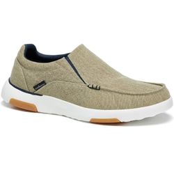OrthoComfoot Men's Orthopedic Comfortable Slip-On Shoes with Arch Support, Orthotic Loafers for Plantar Fasciitis, Canvas Leisure Vintage Flat Walking