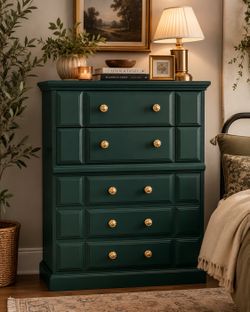 Emerald Green Dresser - restored